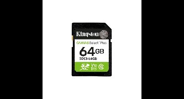 Micro SD geheugenkaart met adapter Kingston SDS3/64GB 64 GB