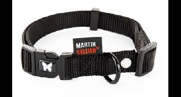 MARTIN HALSBAND VERSTELBAAR NYLON ZWART