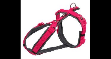TRIXIE HONDENTUIG PREMIUM TREKKING FUCHSIA / GRIJS