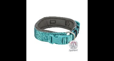 Hondenhalsband Trixie Premium Grafiet Licht Blauw S/M 33-42 cm