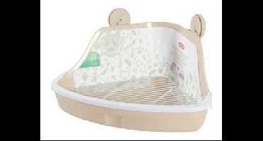 ZOLUX HOEKTOILET KNAAGDIER BEIGE