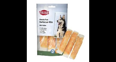 TRIXIE DENTA FUN CHICKEN CHEWING BARBECUE RIBS