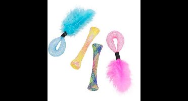 TRIXIE SET TUBES MET RATEL 4ST ASSORTI