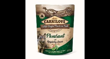 CARNILOVE DOG POUCH FAZANT / FRAMBOZENBLAD