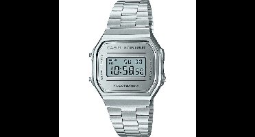 Horloge Heren Casio A168WEM-7EF Grijs Zilverkleurig