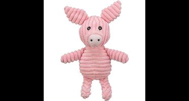 TRIXIE BIGGETJE RIBSTOF PLUCHE ROZE