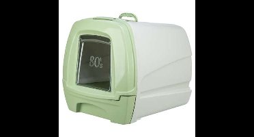 TRIXIE KATTENBAK EASYDRAW MET LADE GRIJSGROEN