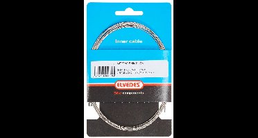 Schakel binnenkabel Elvedes 2250mm 1×19 draads RVS Slick ø1,1mm met N-nippel ø4,5 × 4,5