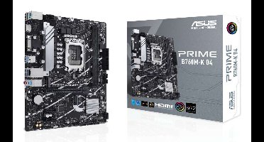 ASUS PRIME B760M-K D4 Intel B760 LGA 1700 micro ATX