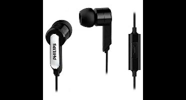 Hoofdtelefoon met microfoon Philips SHE1405BK/10 Zwart Siliconen