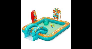 Bestway Opblaasbare Zwembad Hippie Speelpark 193x152x74 cm +2 Jaar Tuin 53164