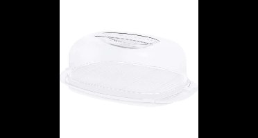 Rotho Fresh Kaasdoos 29x17x10.5 cm Wit/Transparant