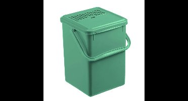 Rotho Bio Afvalemmer + Actief Koolfilter 9L Mistletoe Groen