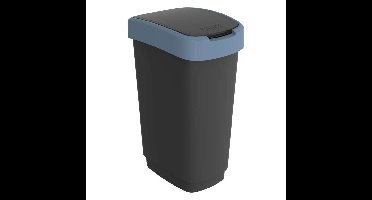 Rotho Twist Afvalbak 50L Horizon Blauw/Antraciet