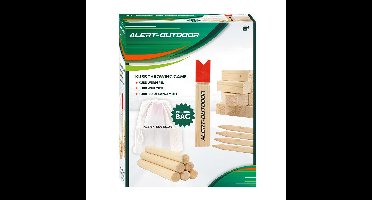 Alert Outdoor Kubb Houten Werpspel + Opbergtas