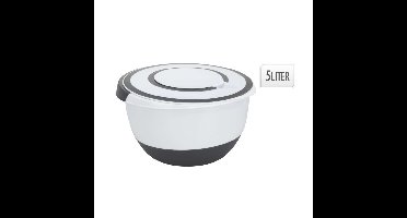 Mengkom 5L Wit/Zwart