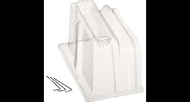 Eindkap voor modulaire kweektunnel - NATUUR - 22 x 21,5 x 40 cm