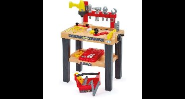 Grote werkbank - ECOIFFIER - 28 accessoires - Vanaf 18 maanden