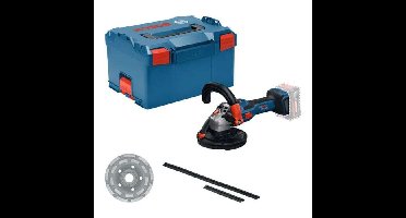 BOSCH PROFESSIONAL accufrees voor beton - GBR 18V-15 S - Zonder accu of lader - Koffer + steeksleutel + kernboor + slijpschijf