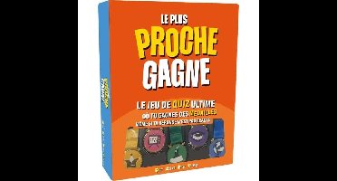 Closest Wins, het ultieme quizspel, bordspel, vanaf 14 jaar, speeltijd 30 min, 2 tot 10 spelers
