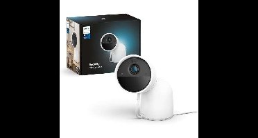 Philips Hue Secure Bedrade Camera met Bureaustandaard - HD 1080P - Binnen of Buiten - Wit