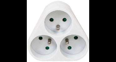 Triplite - GAO - 3x16A - Driehoek, wit, NF-conform