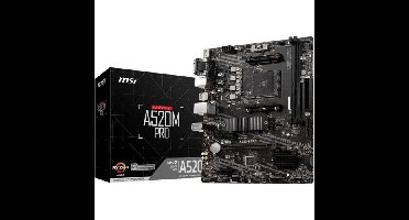 Moederbord - MSI - A520M PRO