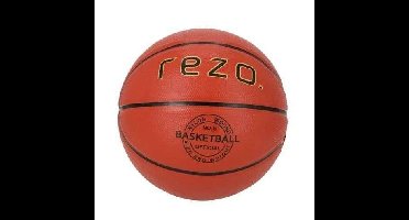 Basketbal - REZO - Rubber - Maat 5 - Bruin - Veelzijdig