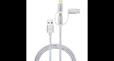 3-in-1 kabel - AUTO T - 540206 - Micro-USB - Apple - USB-C