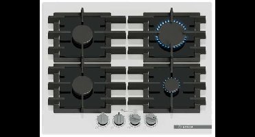 Bosch Serie 6 PPP6A2I40 Gasfornuis Wit, Zwart