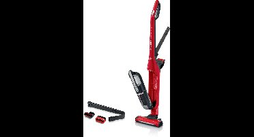 Bosch Serie 4 BBH3ZOO28 steelstofzuiger & elektrische bezem Batterij/Accu Droog Zakloos 0,4 l Rood 2,15 Ah