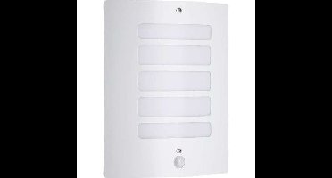 TODD-Wandlamp buiten met detector H29cm Briljantwit