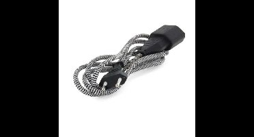 Chacon Black/White Textile Extension 6a - 1,5 m Zwart -Black