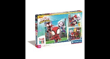 CLEMENTONI - 3x48 stukjes - Spidey en zijn buitengewone vrienden