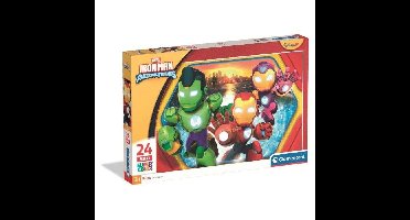 CLEMENTONI - 24 stuks Maxi - Iron Man en zijn geweldige vrienden