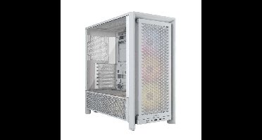 PC-behuizing - CORSAIR - FRAME 4000D RS ARGB-serie - Mid-Tower - 3 ARGB-fans - Wit