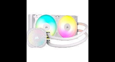 PC-koeling - CORSAIR - CW-9060094-WW - NAUTILUS 240 ARGB WITTE vloeistofkoeler voor CPU