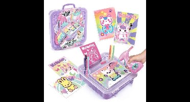 Canal Toys - Airbrush Art - Activity case met elektronische spray, stencils en markers - AIR 017