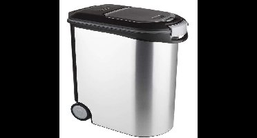 CURVER Krokettenhouder 12kg - Metaallook - Wit