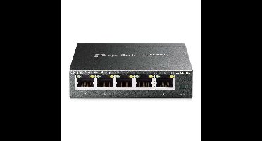 TP-Link TL-SG105E netwerk-switch Managed L2 Gigabit Ethernet (10/100/1000) Zwart