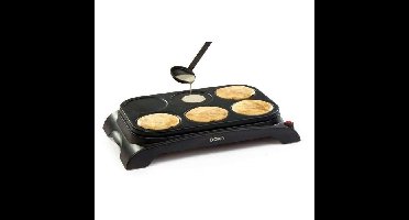 DOMO DO8709P Crepiere - 6 personen - 1000W - Zwart