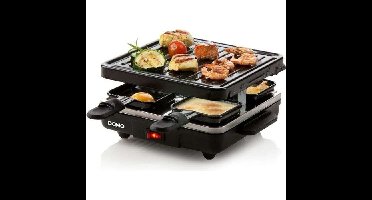 DOMO DO9147G Raclette apparaat 4 personen - Zwart