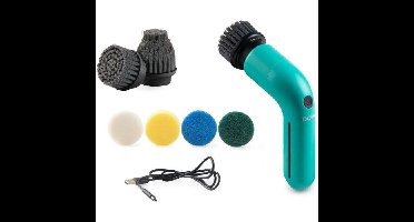 Draadloze roterende reinigingsborstel - DOMO - DO248SB - 3,7 V - 60 min - 2 snelheden - Blauw
