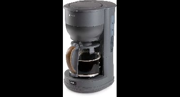 Filterkoffiezetapparaat - DOMO - DO754K - 1,25 L - 10 kopjes - Grijs / Hout