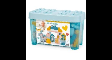 Brick Barrel - Constructiespel - ECOIFFIER - Dieren van de Wereld - 55 stukjes - +12 maanden