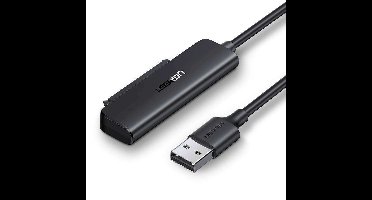 Ugreen adapter voor 2,5'' SATA III 3.0 HDD SSD-schijf - USB 3.2 Gen 1 (USB 5 Gbps) zwart (70609 CM321)