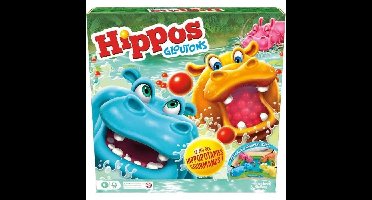 Gulzige Nijlpaarden, kinderbordspel, bordspel, vanaf 4 jaar, voor 2 tot 4 spelers, Hasbro Gaming