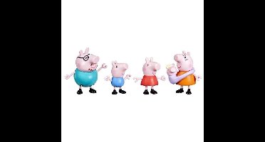 Peppa Pig en haar gezin van 5, beeldjesset, kleuterspeelgoed voor meisjes en jongens, vanaf 3 jaar