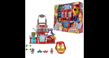 Iron Man HQ, elektronische kinderboxset, Marvel Iron Man en zijn geweldige vrienden, vanaf 4 jaar
