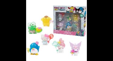 Doos met 6 beeldjes - GPTOYS - HELLO KITTY - HKT11 - Collectie - 5 cm - Vanaf 6 jaar